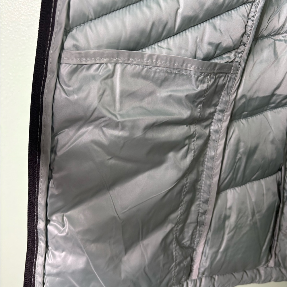 Love Tree Light Gray Puffer Vest Large Zipper Pockets - Picture 5 of 8